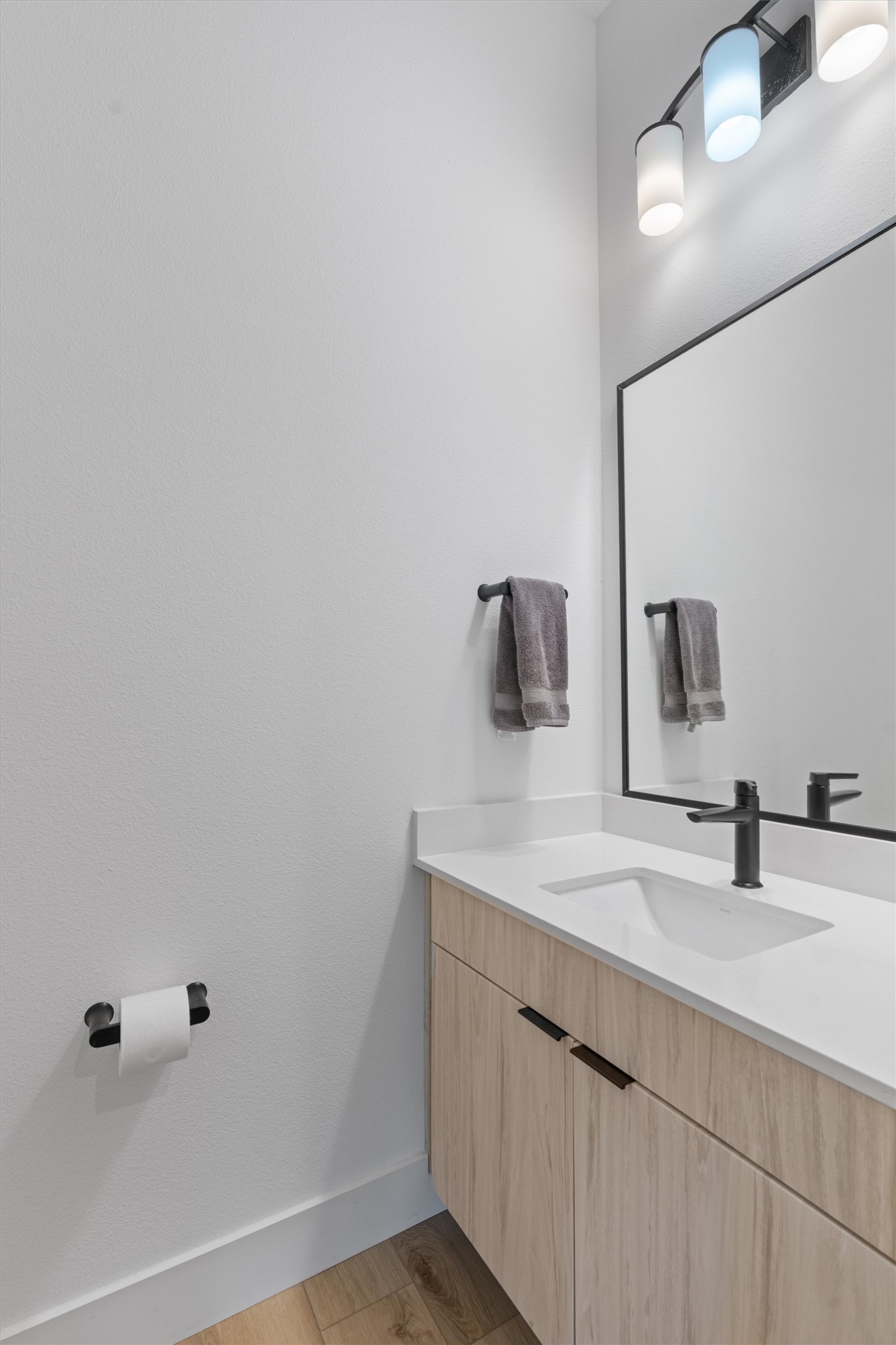 590 Old Mill Road, Unit 153 Cedar Park, TX 78613 - Photo 11 of 40 a bathroom with a sink and mirror