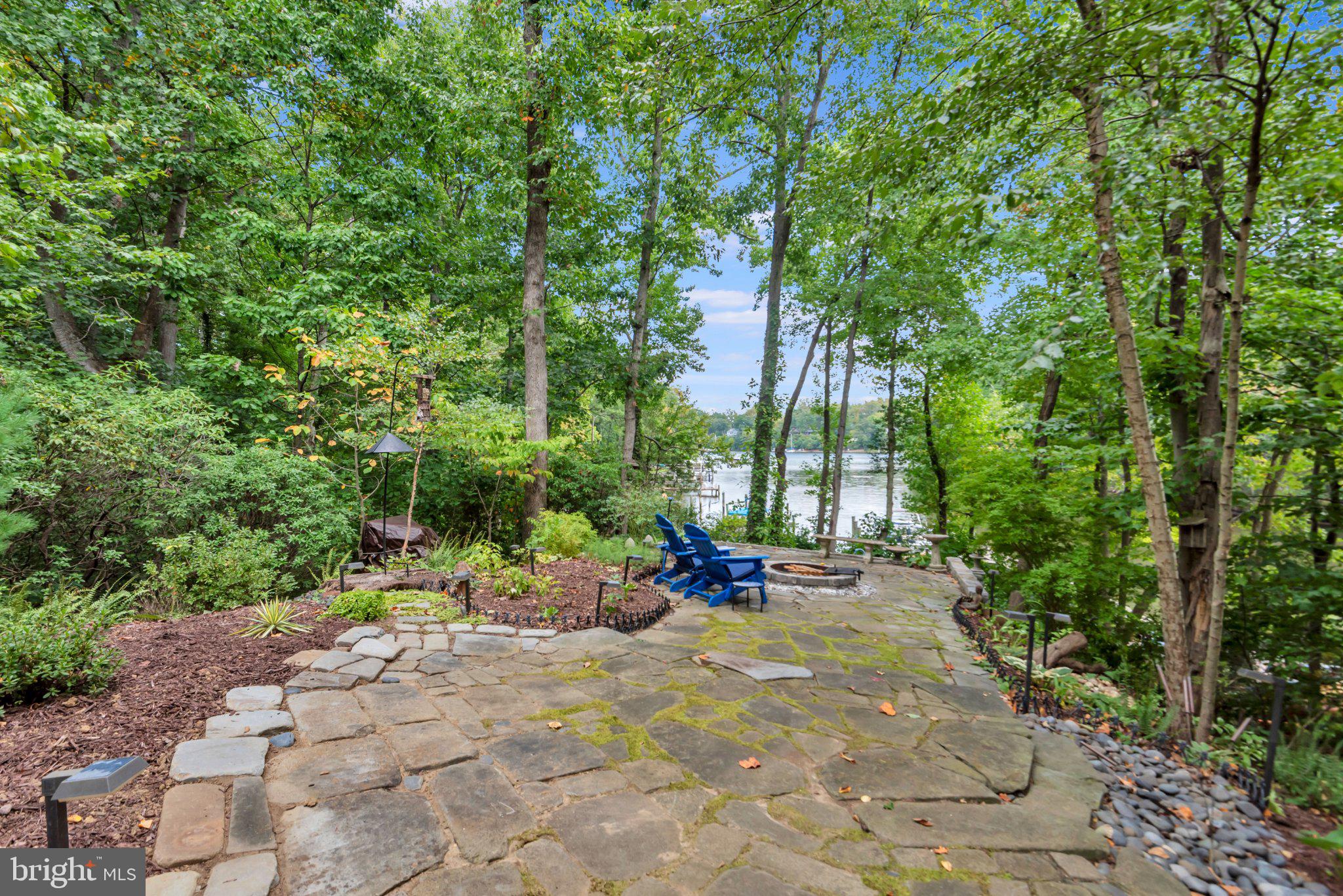 527 Forest Road Riva, MD 21140 - Photo 17 of 100 Garden with fire pit