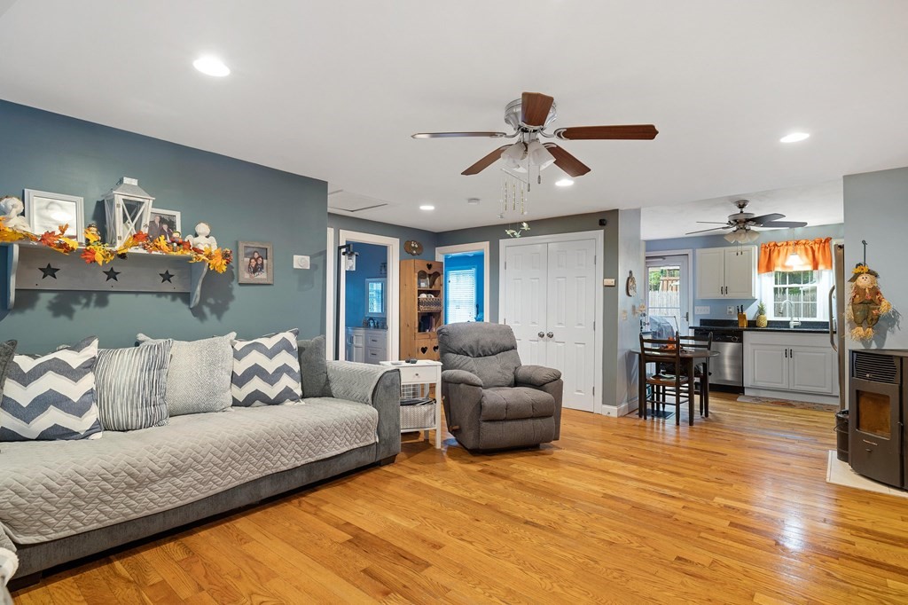 31 Reid Road Douglas, MA 01516 - Photo 3 of 31 a living room with furniture and kitchen view