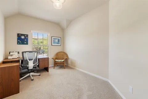 a view of a workspace with a window