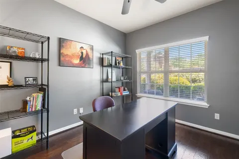 a room with furniture and a window