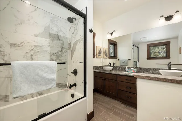 a close view of washer and dryer