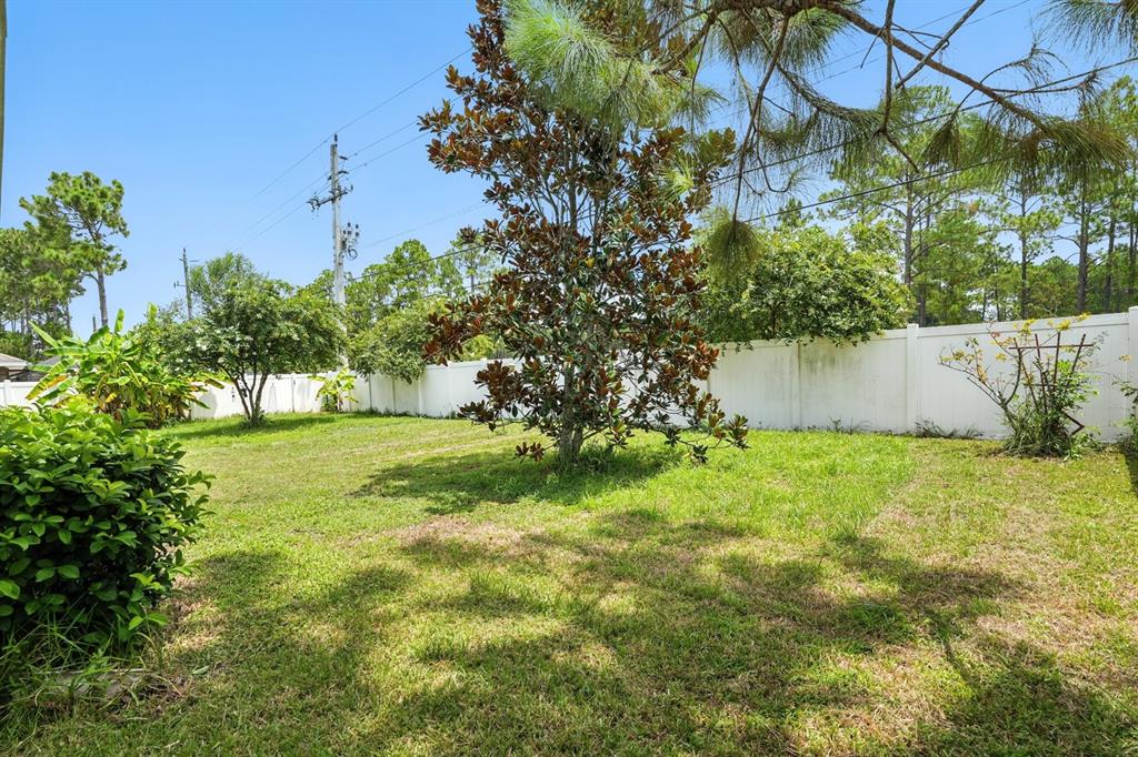 8 Zorro Court Palm Coast, FL 32164 - Photo 34 of 43 a view of yard with green space