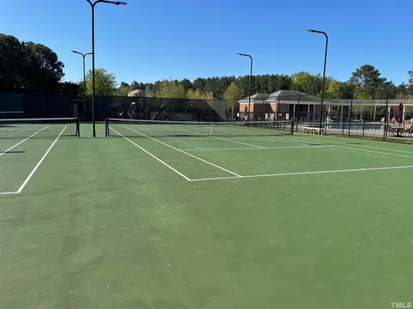 a view of a basketball court