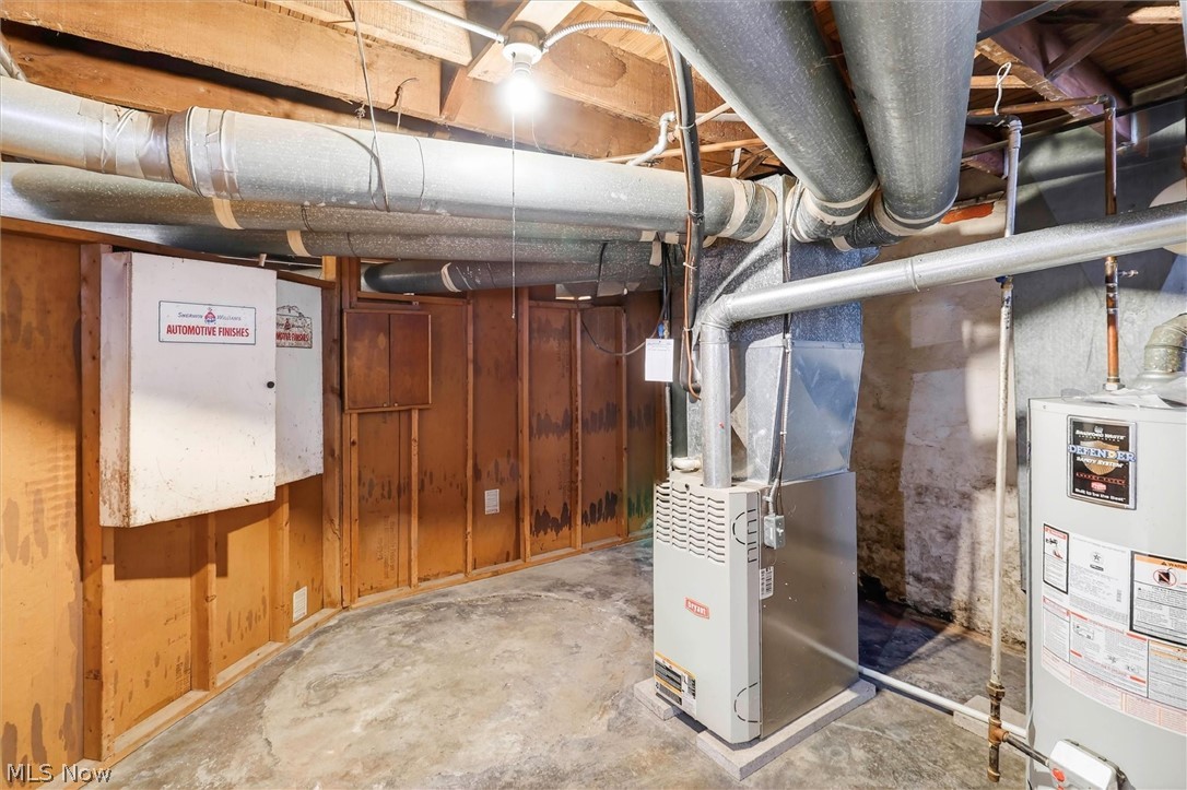 1798 Middlehurst Road Cleveland, OH 44118 - Photo 44 of 49 Utilities featuring water heater and heating unit