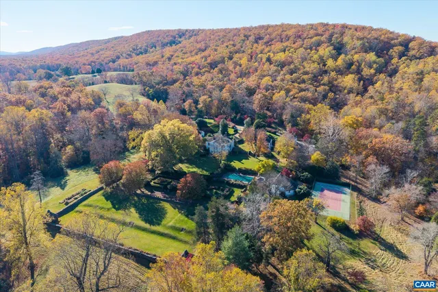 a view of statue in a garden