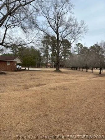 a view of an outdoor space and a yard