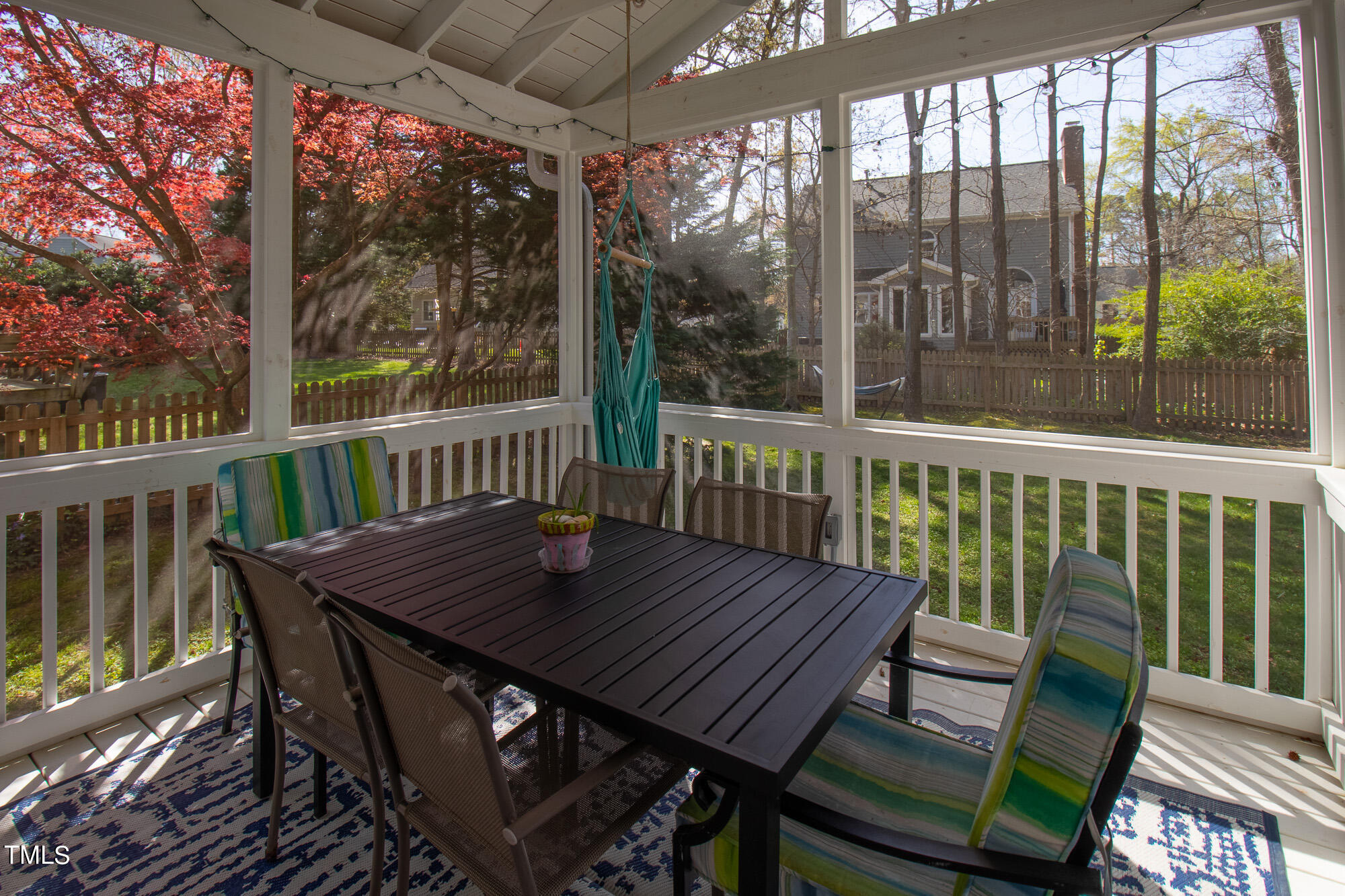 8832 Campfire Trail Raleigh, NC 27615 - Photo 18 of 19 a view of a two chairs and table in the balcony