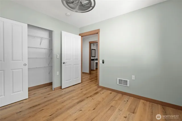 wooden floor in an empty room