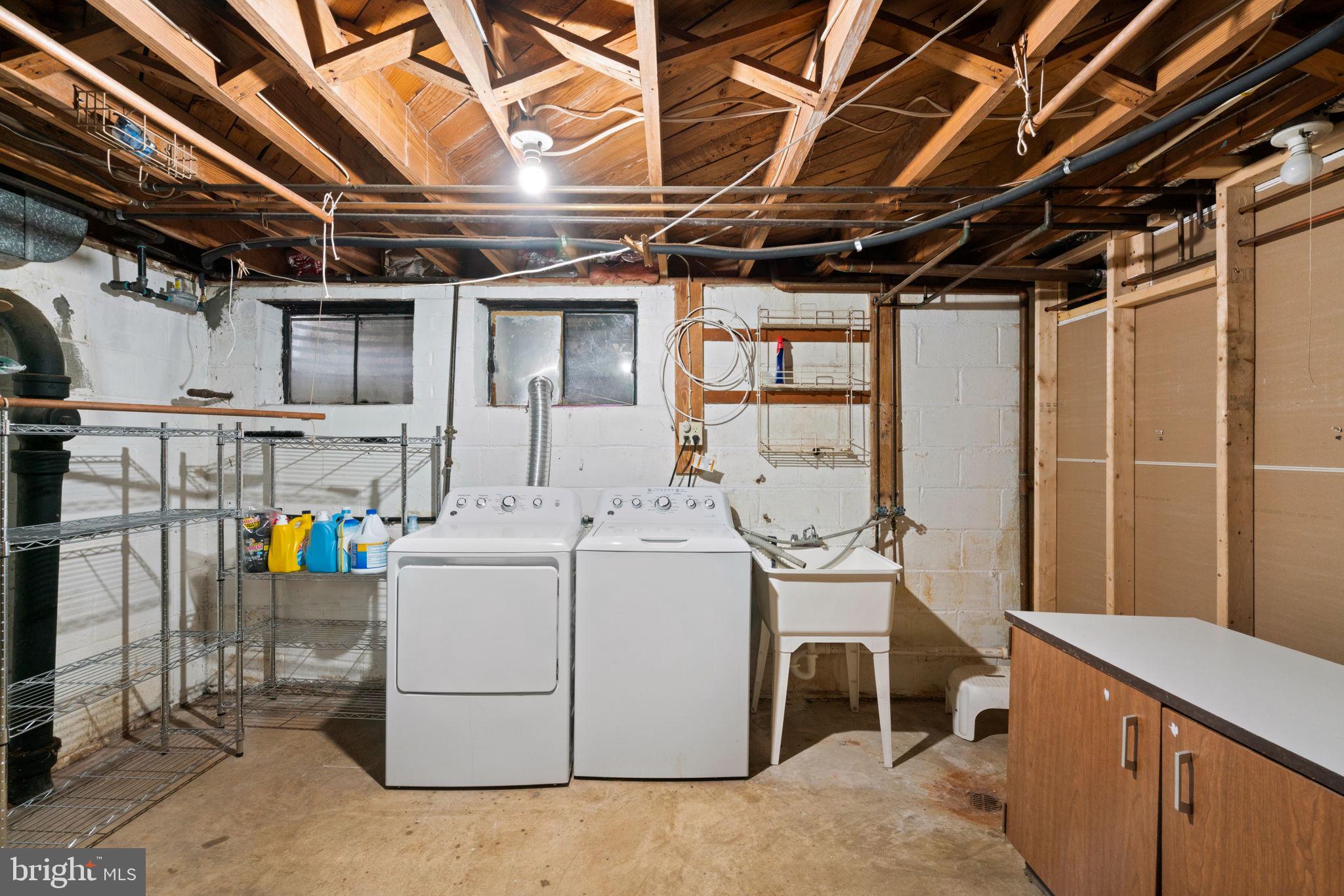5615 Rolling Road Springfield, VA 22151 - Photo 46 of 56 Spacious laundry-utility room with wash-tub