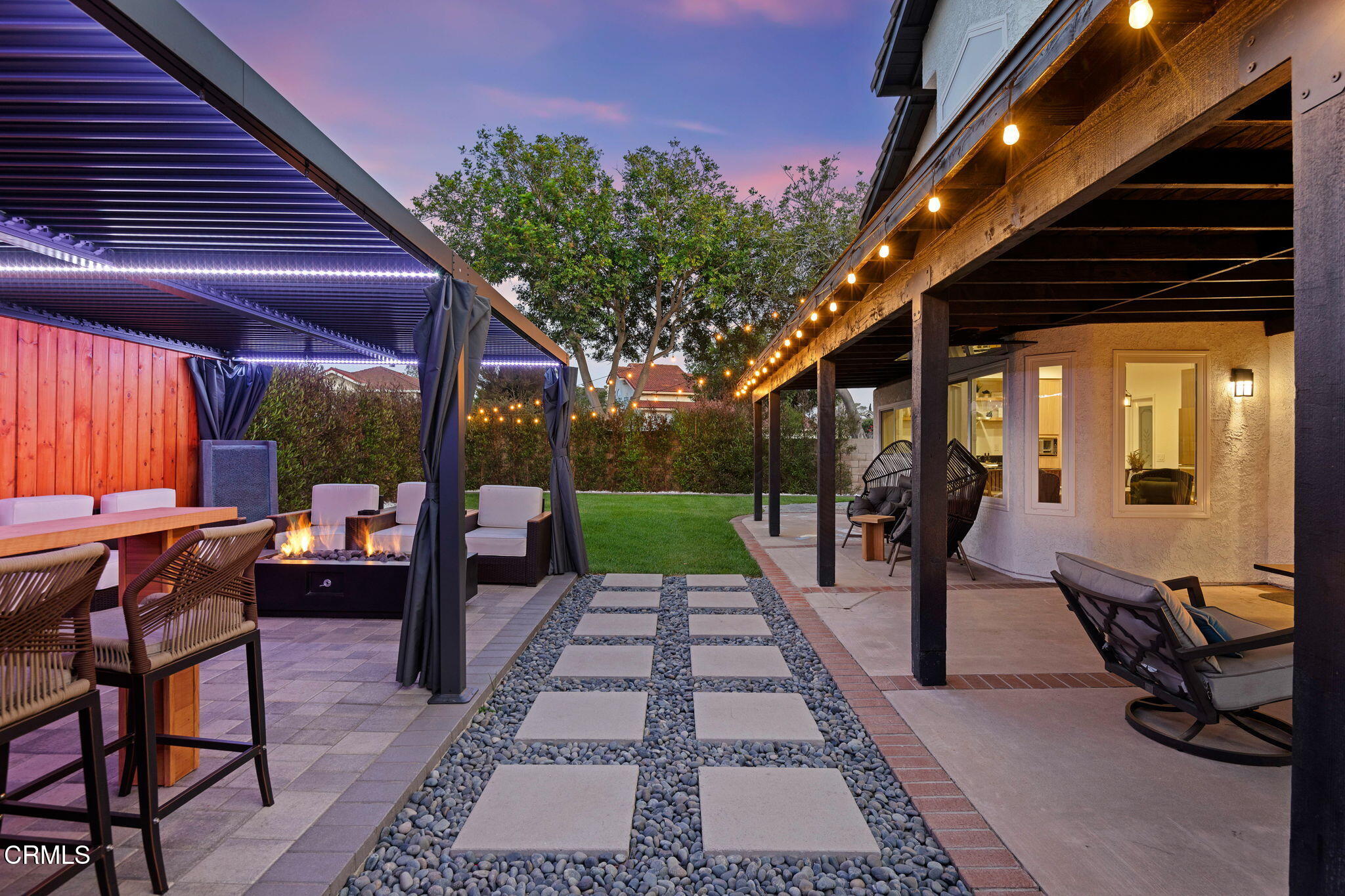 800 Coronado Place Oxnard, CA 93030 - Photo 30 of 43 05 - Back Yard Patio (Twilight)