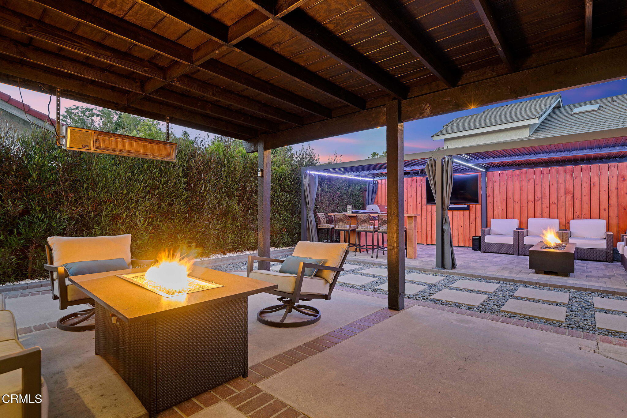 800 Coronado Place Oxnard, CA 93030 - Photo 34 of 43 07 - Back Yard Patio (Twilight)