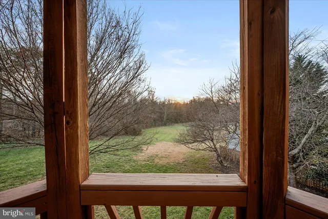 a view of a building with outdoor seating