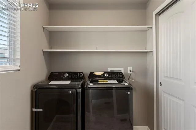 a room with storage and utility