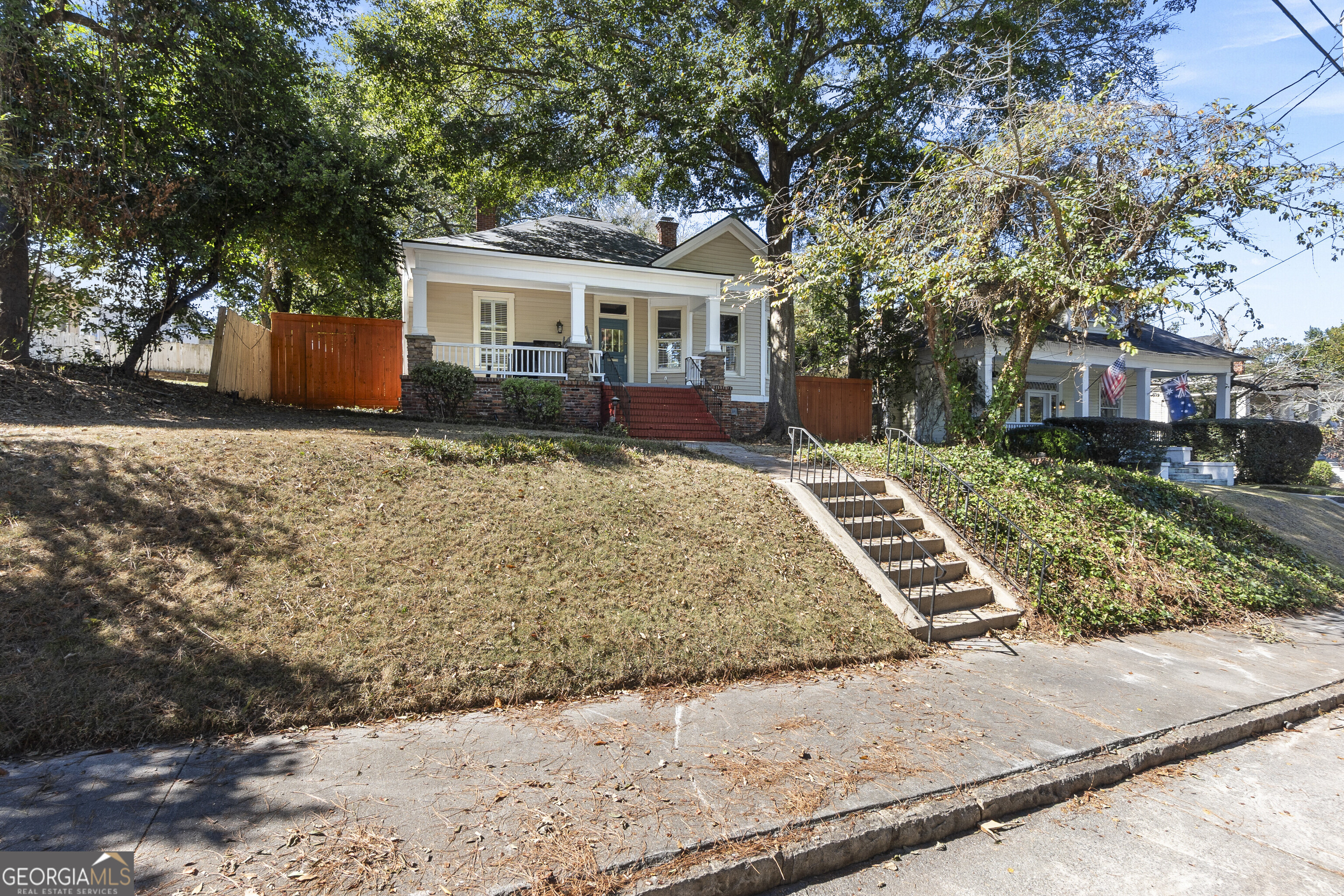 216 Hines Terrace Macon, GA 31204 - Photo 2 of 52 front view of a house with a yard