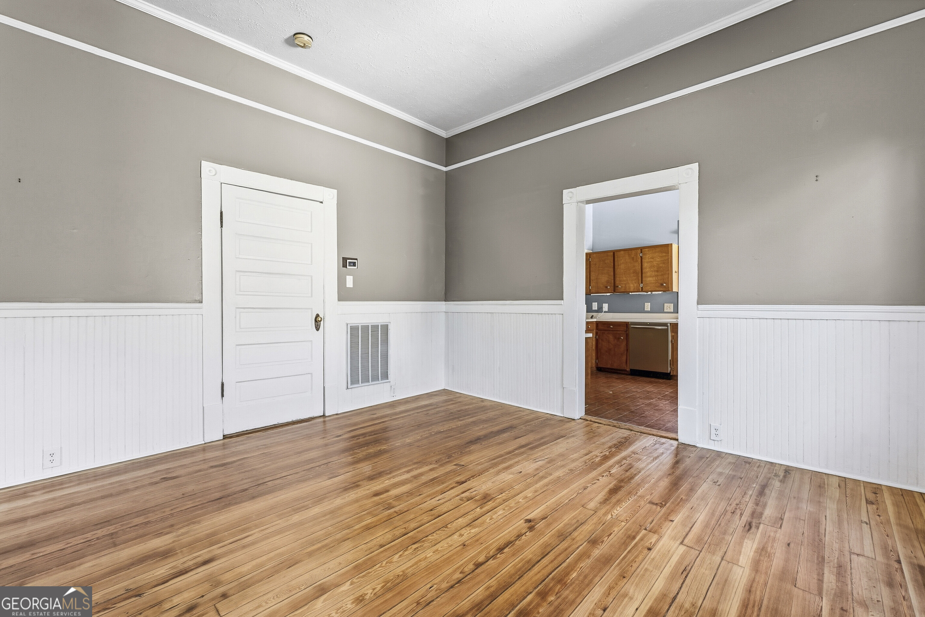 216 Hines Terrace Macon, GA 31204 - Photo 27 of 52 a view of empty room with wooden floor