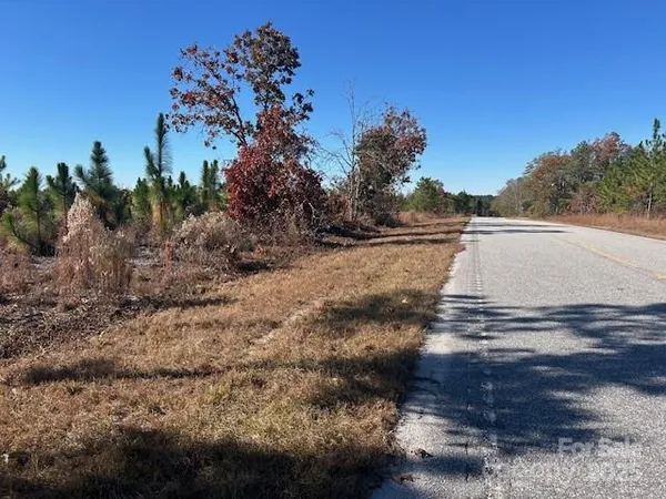 a view of outdoor space with swimming pool and trees in the background
