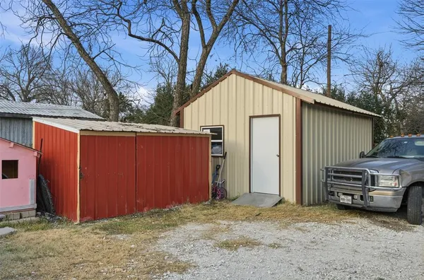 a view of a house with a garage