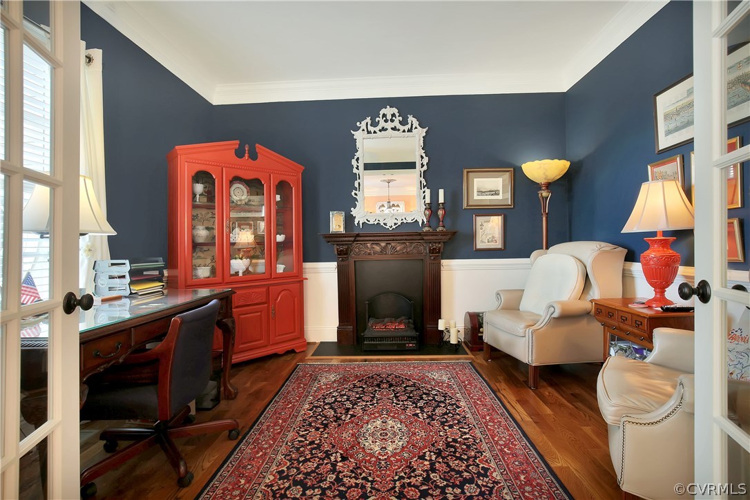 3606 Bircham Loop Midlothian, VA 23113 - Photo 3 of 24 a living room with furniture and a fireplace