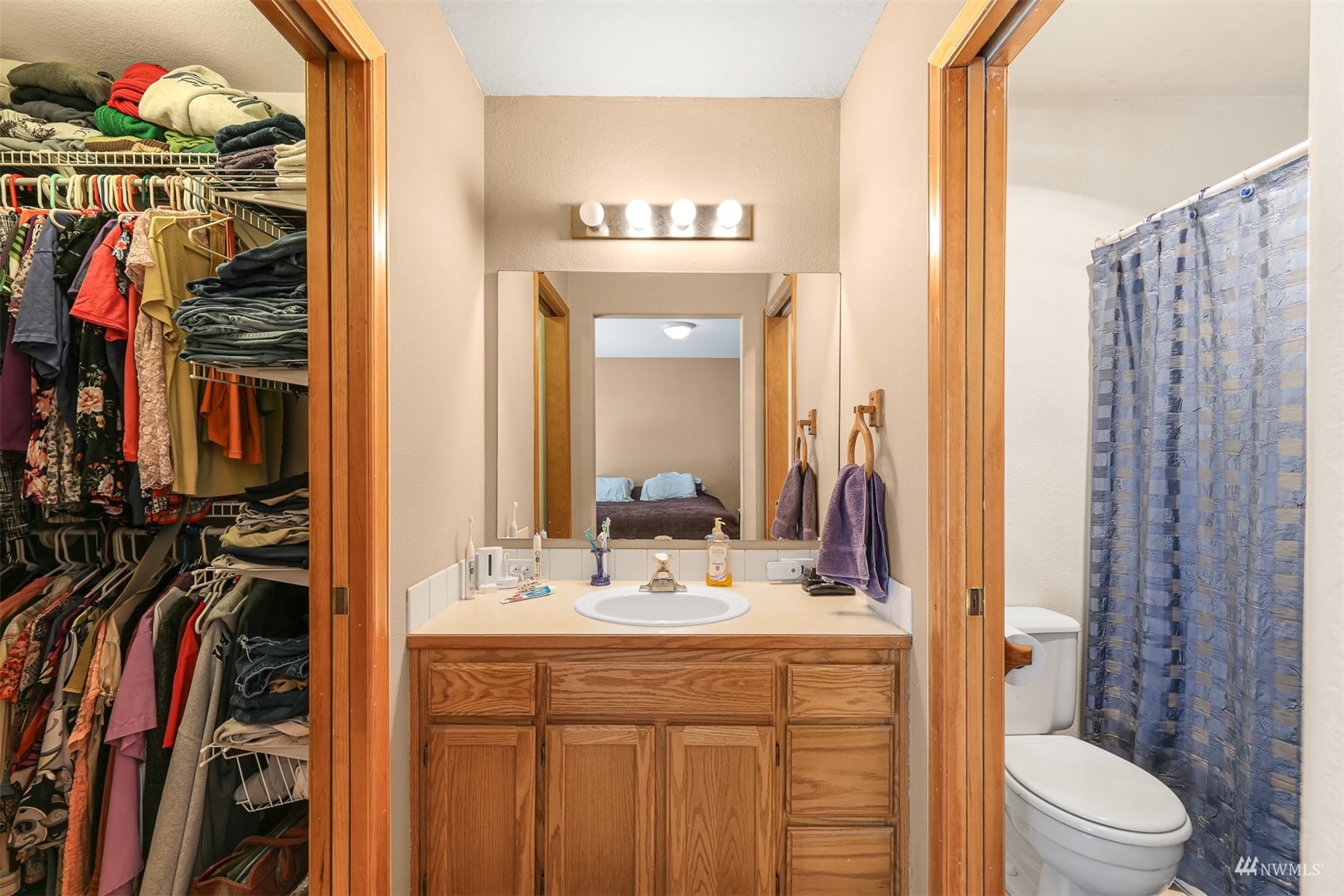 1341 Roma Road Bellingham, WA 98226 - Photo 15 of 40 a bathroom with a sink a toilet and shower