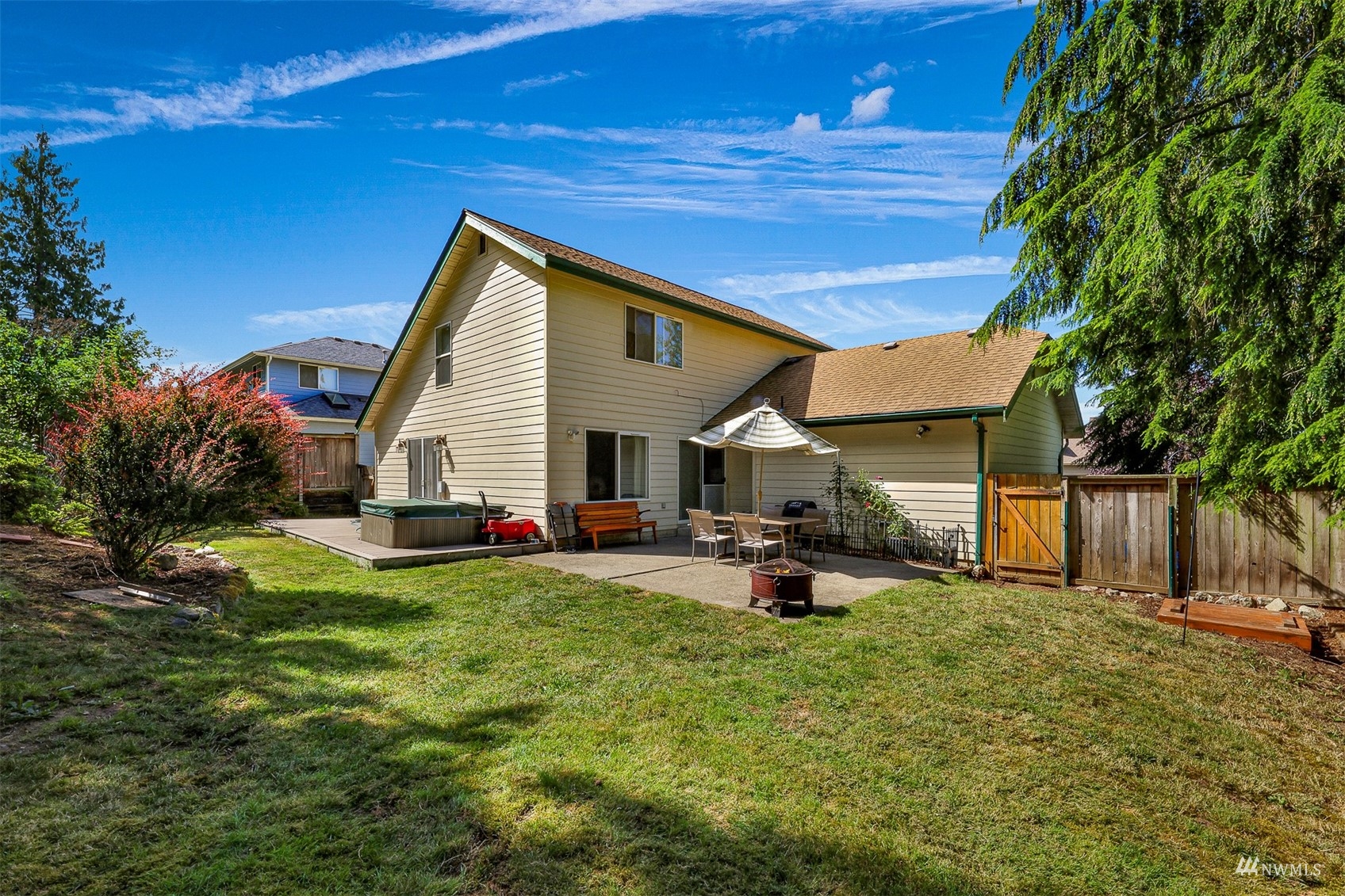 1341 Roma Road Bellingham, WA 98226 - Photo 40 of 40 a view of a house with backyard and sitting area