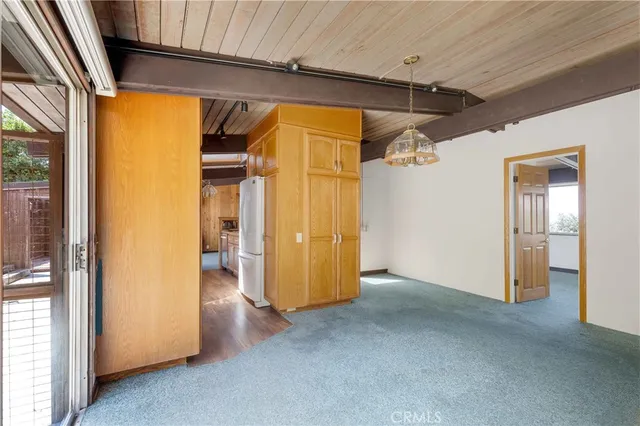 a view of an ocean and beach