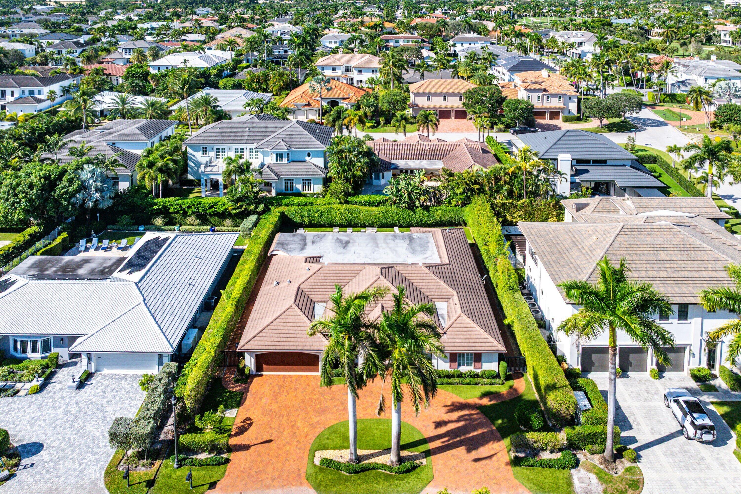 2121 Areca Palm Road Boca Raton, FL 33432 - Photo 6 of 54 an aerial view of residential houses with outdoor space
