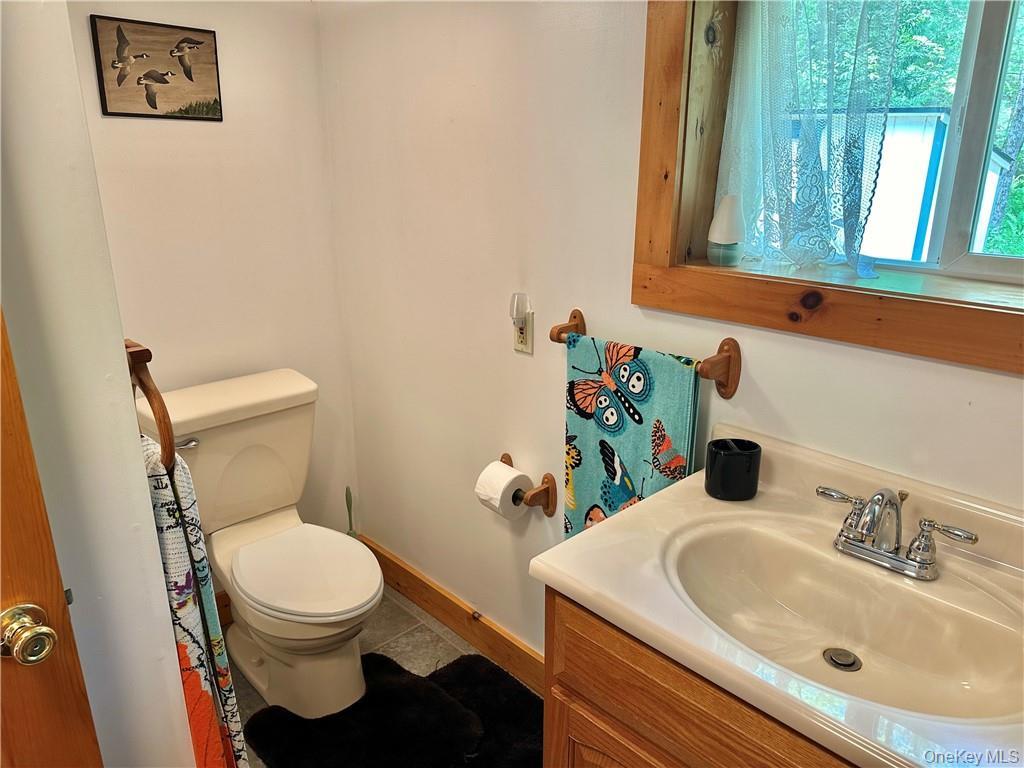 29 Dymond Road Kerhonkson, NY 12446 - Photo 17 of 18 a bathroom with a sink mirror and toilet