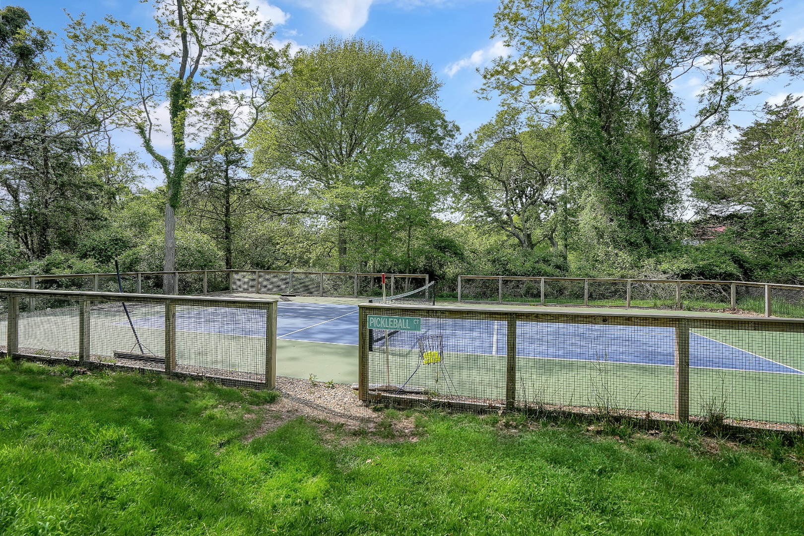 122 Old Farm Road Chilmark, MA 02535 - Photo 35 of 36 a view of a backyard with a small park