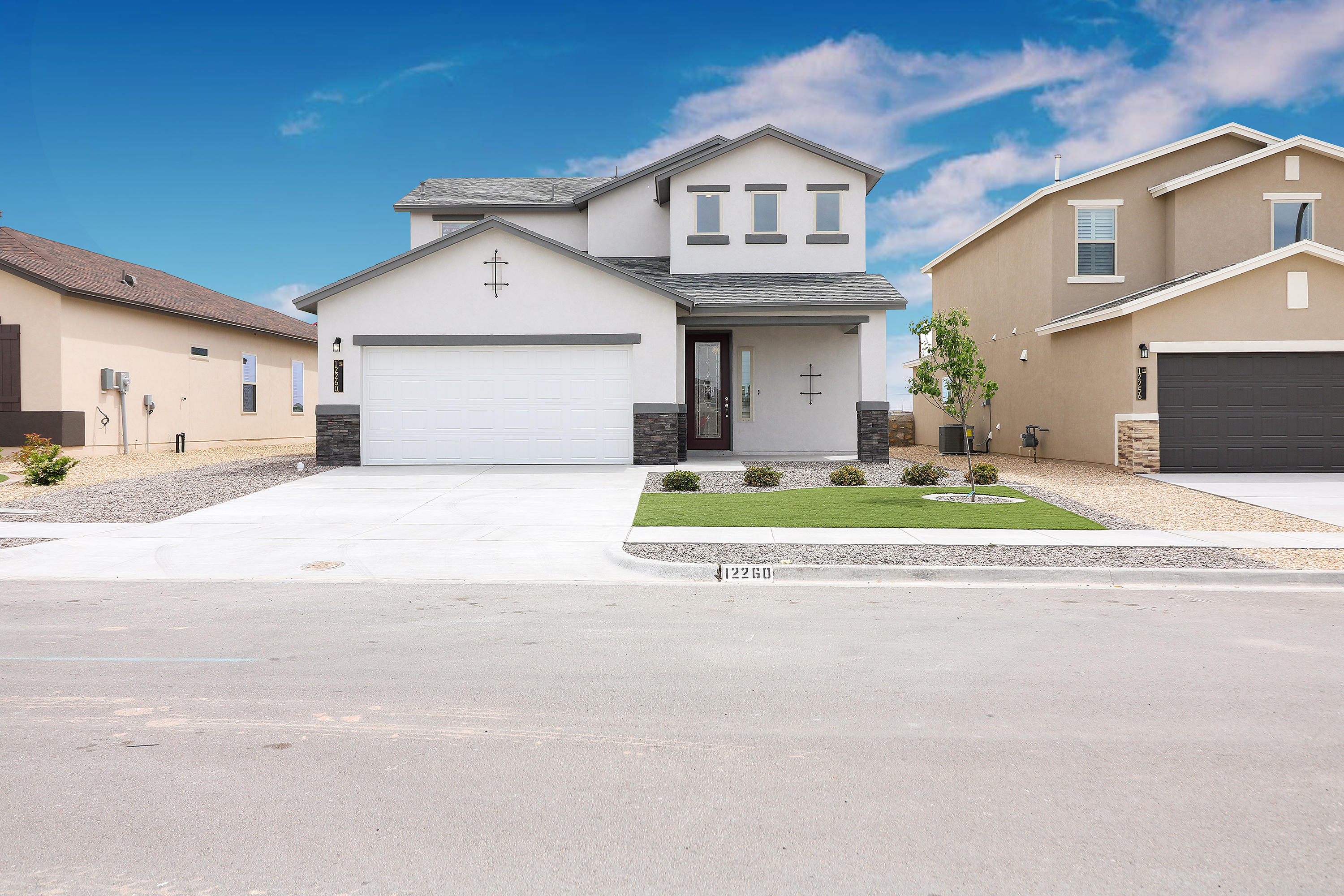 12260 Desert Palms Avenue El Paso, TX 79938 - Photo 1 of 1 a view of a house with a outdoor space