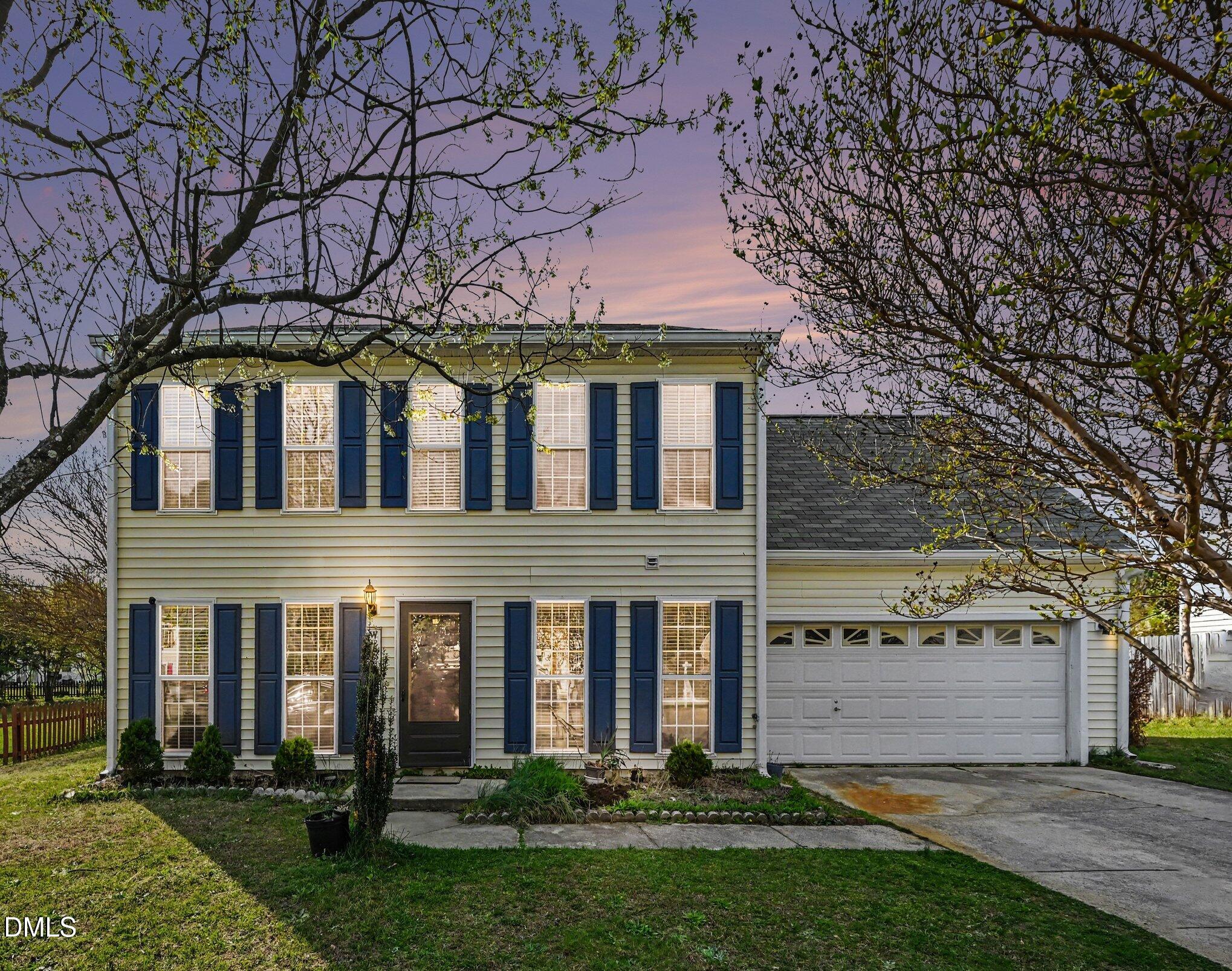 5115 Cardinal Grove Boulevard Raleigh, NC 27616 - Photo 22 of 36 Front view in twiight scene