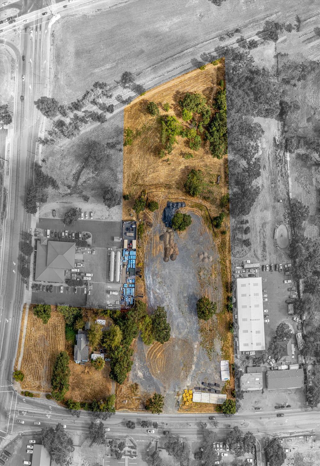 4041-4055 Sebastopol Road Santa Rosa, CA 95407 - Photo 3 of 19 a aerial view of a house