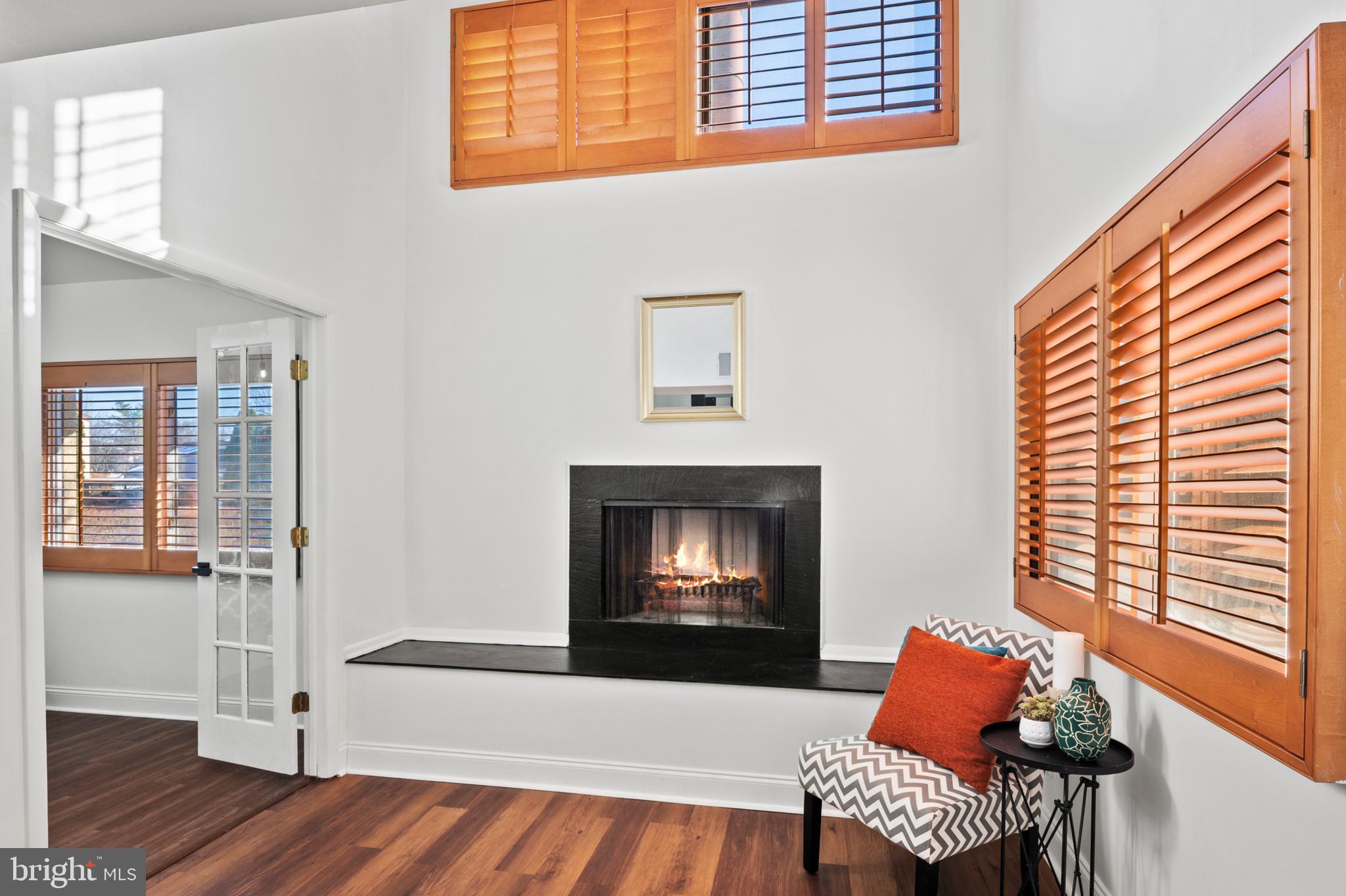 11246 Snowflake Court, Unit A121 Columbia, MD 21044 - Photo 8 of 36 a living room with furniture and a fireplace