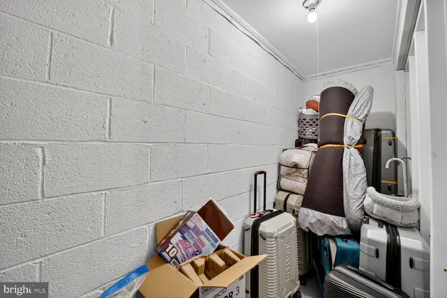 a room with gym equipment