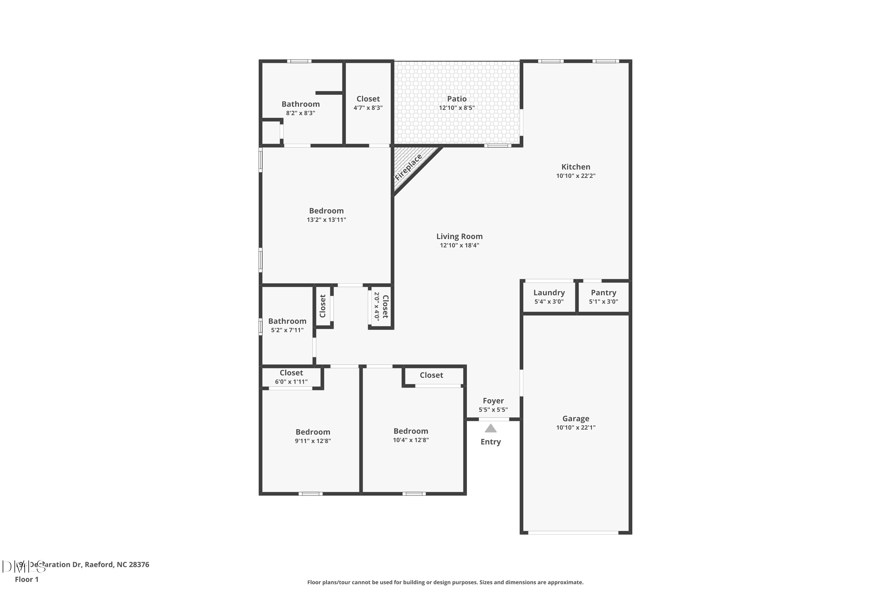 298 Declaration Drive Raeford, NC 28376 - Photo 58 of 58 a picture of door with an open kitchen