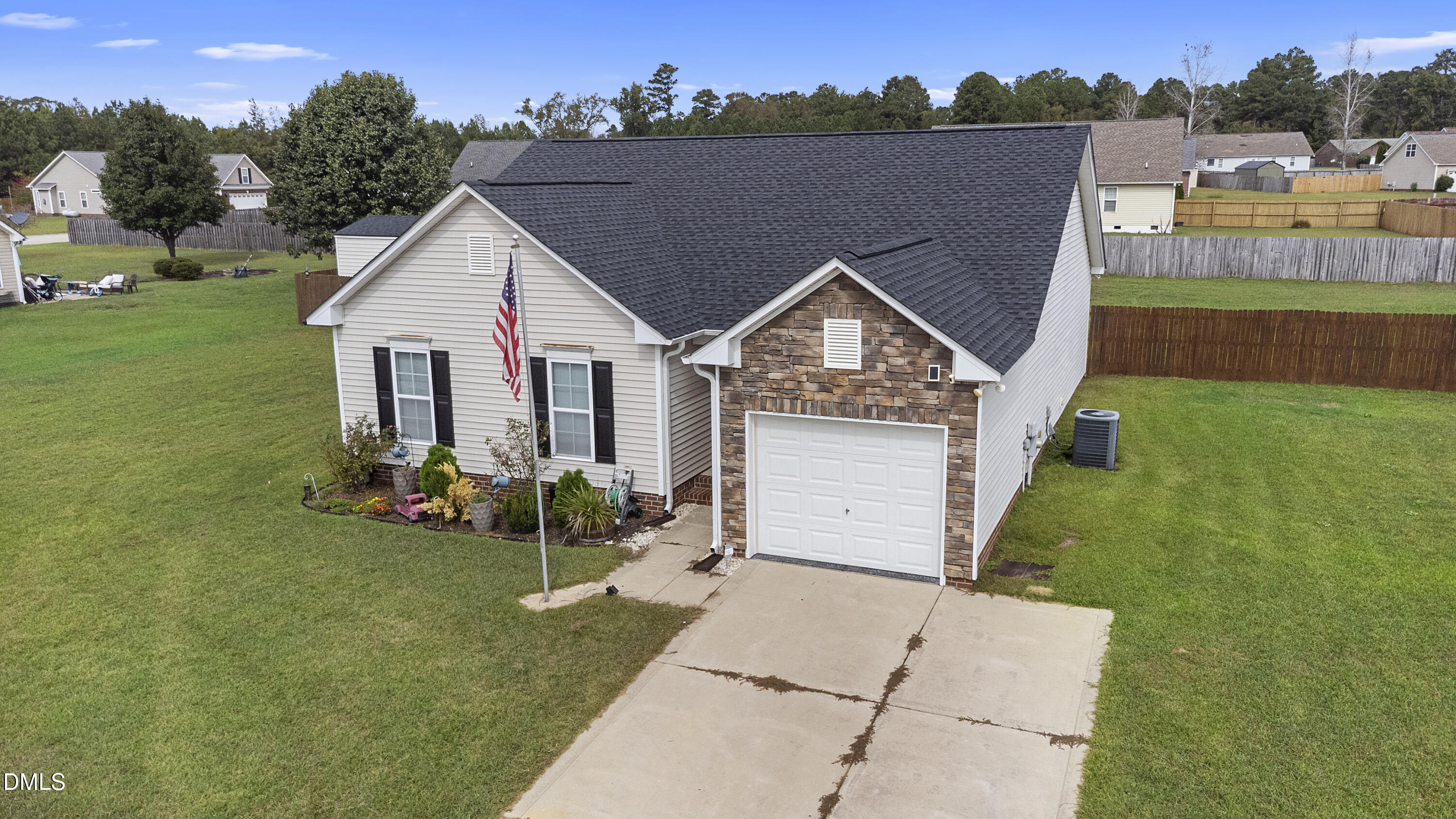298 Declaration Drive Raeford, NC 28376 - Photo 55 of 58 a view of a house with a yard