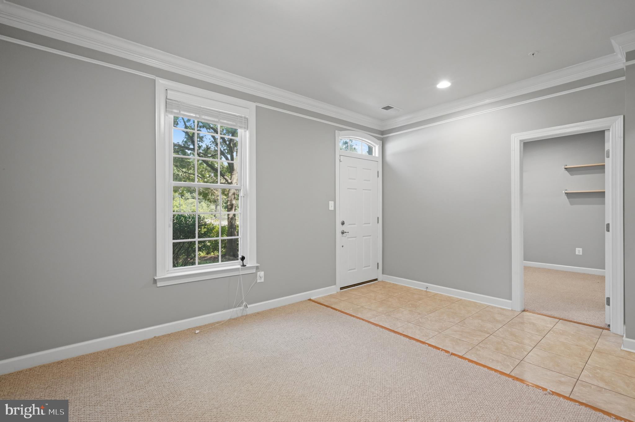 Bright and airy entryway space.