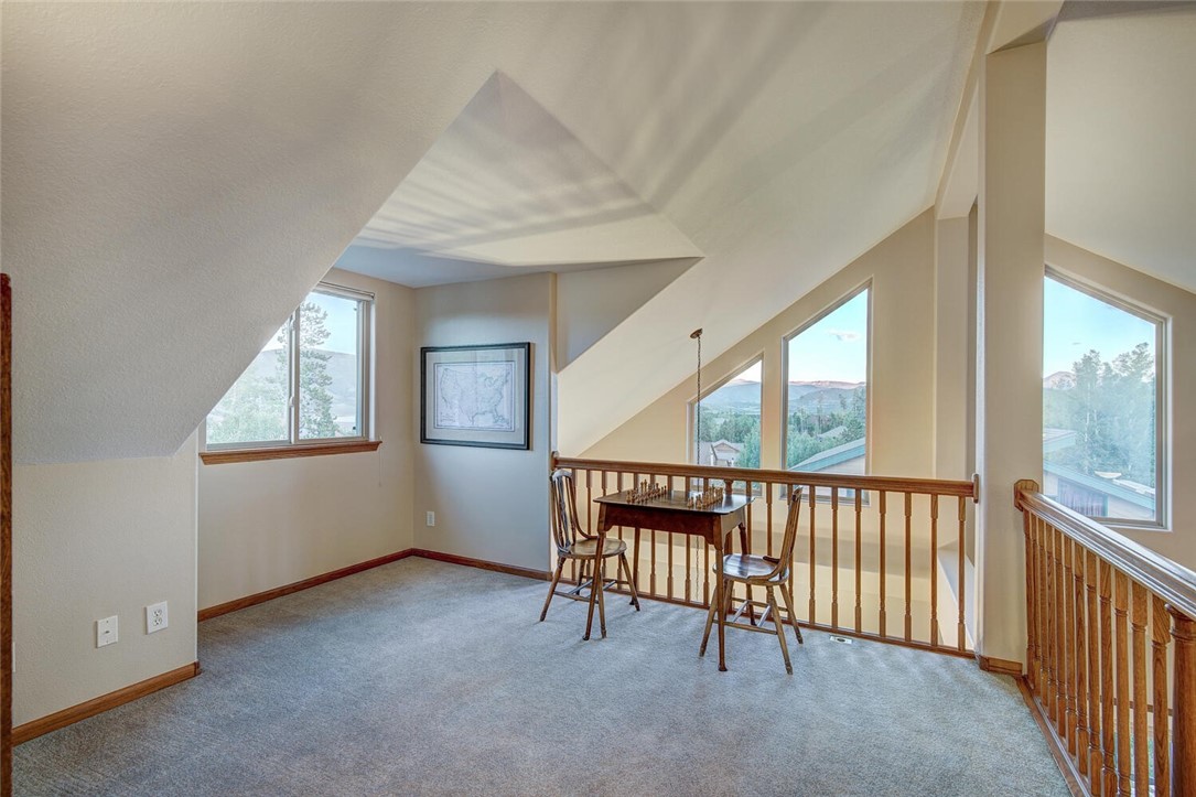 592 Ryan Gulch Road Silverthorne, CO 80498 - Photo 19 of 35 Upstairs reading area, or perhaps a game of Chess?