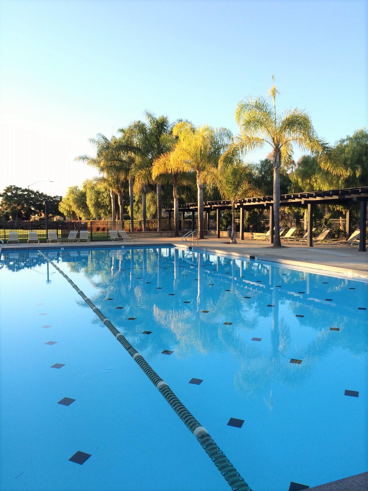 458 Greenleaf Court Goleta, CA 93117 - Photo 19 of 34 a view of a swimming pool with an outdoor seating