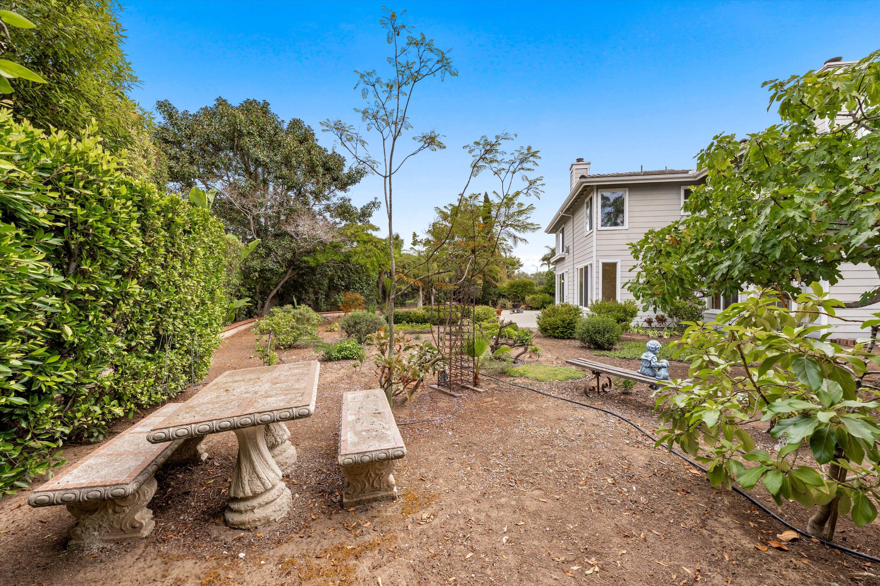 458 Greenleaf Court Goleta, CA 93117 - Photo 29 of 34 a view of a backyard with sitting area and furniture