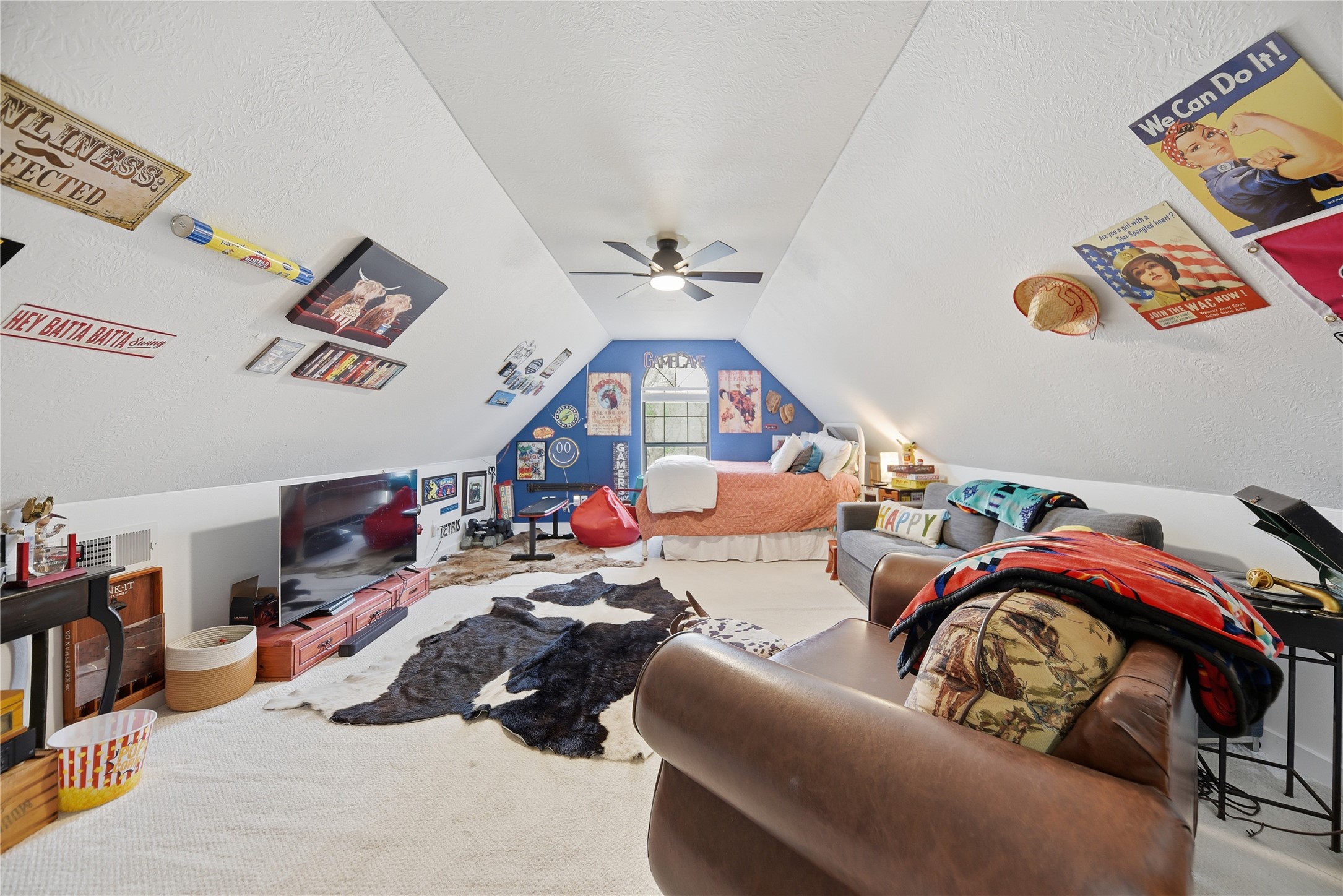 540 Hickory Creek Road Bellville, TX 77418 - Photo 24 of 49 a bedroom with furniture and a wooden floor