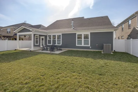 a view of outdoor space with seating area