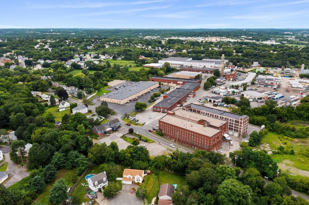 55 Pulaski Street Peabody, MA 01960 - Photo 16 of 21 an aerial view of a city with lots of residential buildings