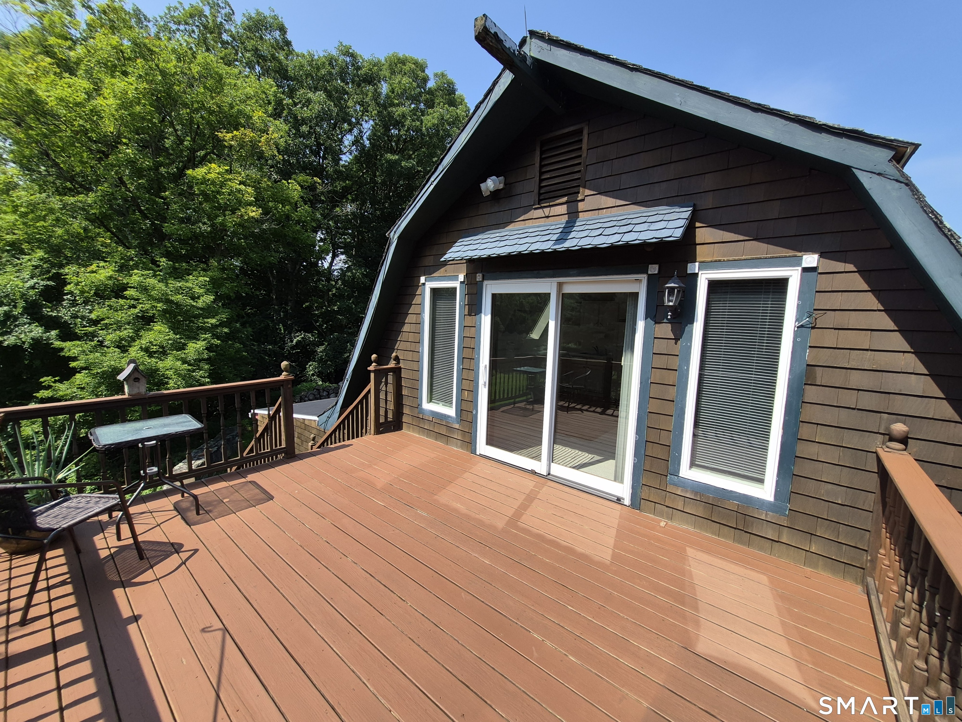 80 Turkey Plain Road Bethel, CT 06801 - Photo 7 of 23 Glass Slider to Living Area.