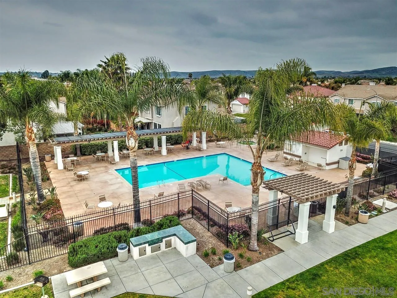 304 River Ranch Way Oceanside, CA 92057 - Photo 44 of 44 an aerial view of a house with swimming pool garden and patio