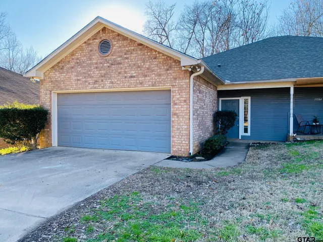 a backyard of a house