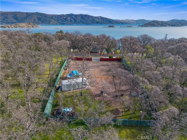 a view of lake with mountain