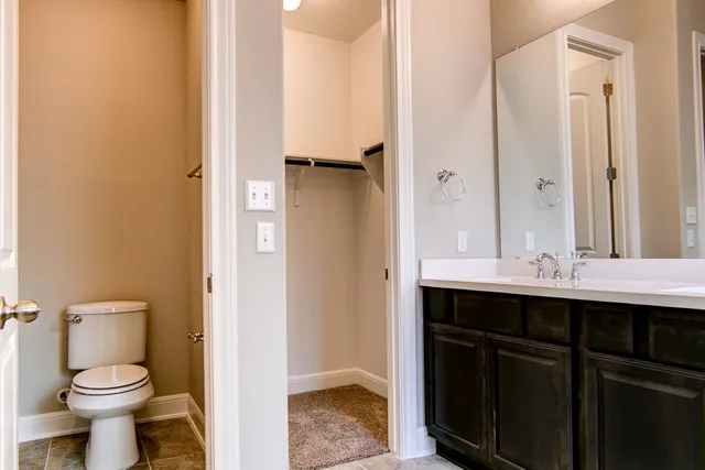 a bathroom with a sink and a toilet