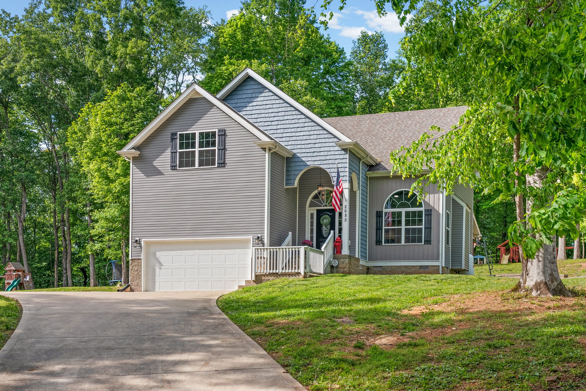 2685 Mockingbird Hill Road Palmyra, TN 37142 - Photo 37 of 47 a view of a house with yard and tree s