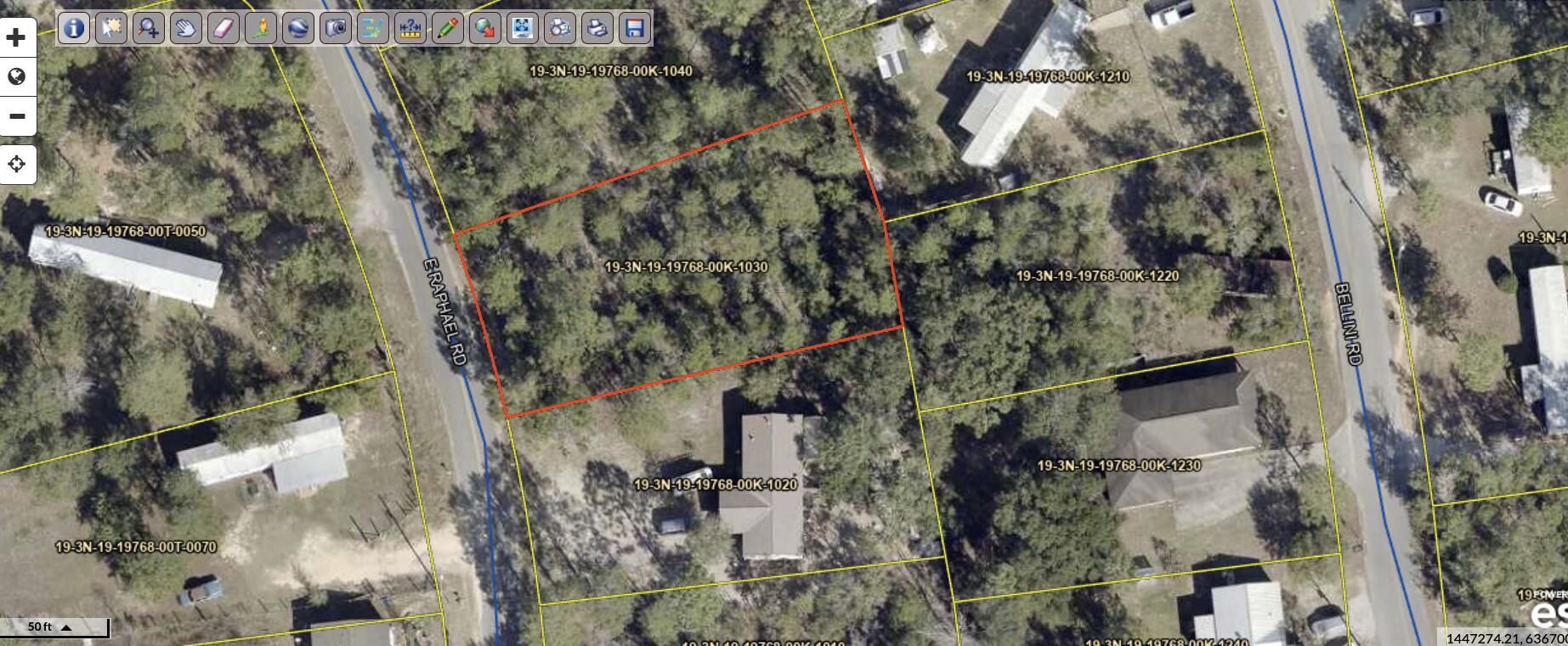 Lot 103 East Raphael East Road DeFuniak Springs, FL 32433 - Photo 2 of 2 an aerial view of residential houses with outdoor space